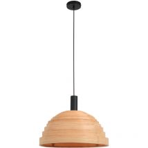 Steinhauer - suspension Veneer - noir - métal - 50 cm - E27 (grande raccord) - 3080BE - Noir en Brun