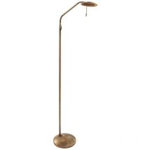 Lampadaire spot lampe de salon LED bronze mobile dimmable H 150 cm