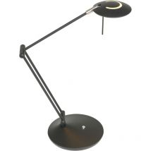 Steinhauer - Sienna Zodiac Lampe de Bureau Led Noir Mat, Plastique Mat