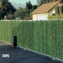 Confine - Siepe Finta Artificiale Green Screen H.100 3 Mt Sempreverde 30 Fascette Omaggio