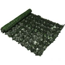 Siepe artificiale decorazione frangivista Foglie di patata dolce H.1 x L.3 m lbtn