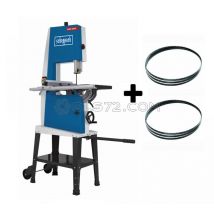Sierra de cinta para madera 315 mm 800W 230V + 2 hojas