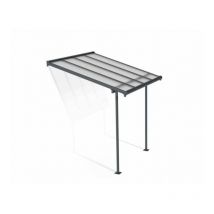 Palram - Patio Cover Sierra 2.3X2.3 Clear - Polycarbonate - L224.5 x W224 x H300 - Grey