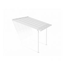 Palram - Patio Cover Sierra 3 x 3.05 Clear - Polycarbonate - L314 x W299 x H305 cm - White