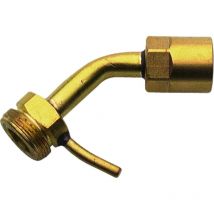 Halsrohr 70 mm gebogen mit Haken - 351102 - Sievert