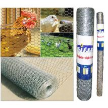 Fplus Maschendrahtzaun 51x2 m – Dreifach gedrehtes Netz für Zäune und Stützkonstruktionen – Hochwertige Barriere für Garten und Landwirtschaft
