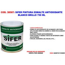 Glänzender weißer antioxidativer Zahnschmelz 750 ml - Sifer