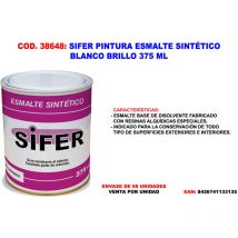 Sifer - pintura esmalte sintetico blanco brillo 375 ml pintura esmalte sintetico blanco brillo 375 ml