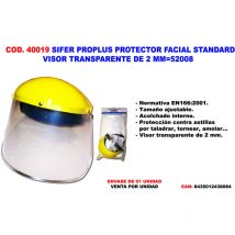 ProPlus Standard-Gesichtsschutz mit 2 mm klarem Visier - Sifer