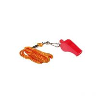CAO - Sifflet avec cordon pvc rouge