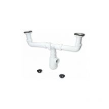 Fontastock - sifón doble ext.con VAL.1-1/2' 32/40 fnk