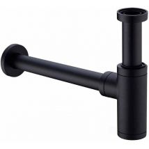 Debuns - Sifón de latón para fregadero, sifón universal con tubo de extensión de 200 mm, sifón ajustable de 1 1/4 x 32 mm, antiolores y antifugas,