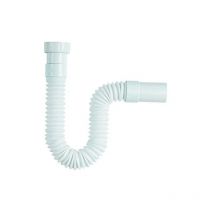 Habitex - Siphon flexible extensible universel - talla 1 1/2 x ø 32/40mm. / Blanco