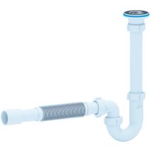 Sifón Flexible Universal Con Conexión De 6/4", Diámetro De Salida De 40 Mm.