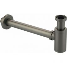 Sifón Visto Lavabo 1-1/4 x 32 mm. Titanio Mate