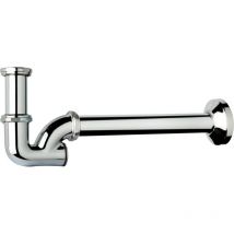 Sifone a colonna ottone cromato senza piletta 11/4Ø32 omp