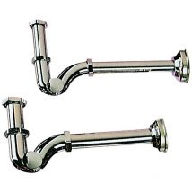 Sifone a 's' in ottone cromato gr. 1'.1/4