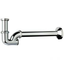 Sifone cr a p ispezione posteriore tea • ottone cromato 11/4 canna cm 25