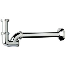 Sifone Scarico A Colonna In Ottone Cromato Senza Piletta Per Lavabo A Colonna Modello Europa 11/4'ø32 Tea