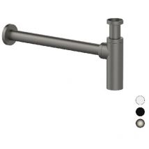 Sifone d'arredo tondo Misura: 1' 1/4 Bianco Opaco