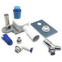 Sifone Incasso Lavatrice Con Rubinetto D'Arresto