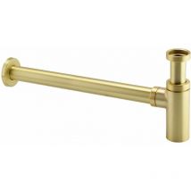 Sifone per lavabo moderno finitura oro dorato