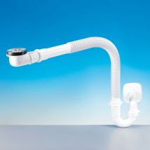 Sifone salva spazio per lavabo disabile scarico ø 40 Lira