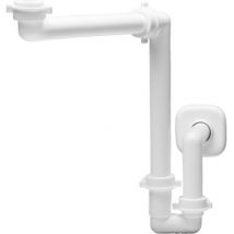 Sifone spaziobagno per lavabo Bianco Lira