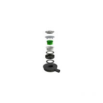 Bonomini - sifone ultra ribassato mod. lyonnaise per piatti doccia Misura: Scarico Diam. 40 mm