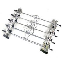 20 Lot de Cintre en Métal avec Pinces Acier Inoxydable Porte Vêtement - Sifree