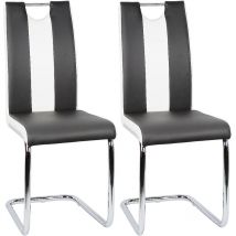 Lot de 2 ,Chaises de salle à manger,tabouret de bar ,chaise de bar ,noir et blanc - Sifree
