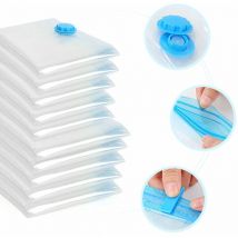 Lot de 30 Sac de Rangement - Housse Aspiration Sous Vide - Compression Vêtements - Stockage de cuisine - Sifree