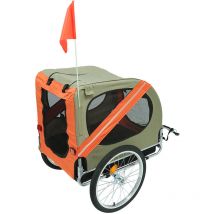 Sifree - Remorque vélo pour chien avec Attache et Ceinture de sécurité,1377390cm.