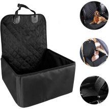 Jormftte - Siège auto pour chien, siège auto pour chien imperméable et respirant avec laisse de sécurité, sac de transport portable pour animal de