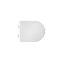 Bemis Mfg - Abattant wc pour Dolomite Quadrarco blanc forme 7 42,8-44,8 x 35,5 cm entraxe charnie'res type a 15-17 cm re'glable