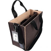 BA422 Desk Sharing Bag m - Filz synthetisch - braun/beige - 36 x 28 x 15 cm BA422-A - Sigel