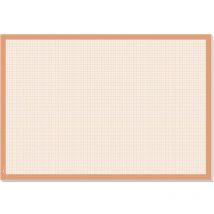 Graph HO270 Sous-main blanc, orange (l x h) 595 mm x 410 mm - Sigel