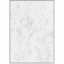 Marmorpapier DIN A4 200g/m² Edelkarton grau 50 Bl./Pack.