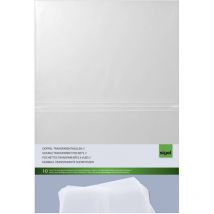 Pochette transparente double SM180 10 pc(s) - Sigel