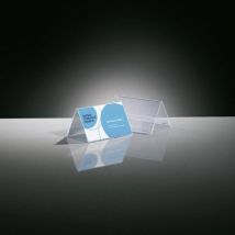 Sigel - TA136 TA136 Présentoir de table forme de toit transparent 10 pièces/Pack. 10 pc(s)