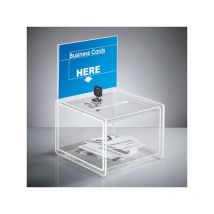 SI-VA151 Action Box Transparent Incl. Serrure 15x22x15mm Cm + Insert Pour A6 - Sigel