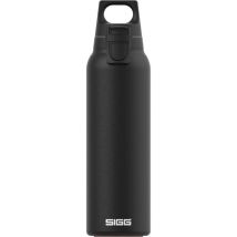 Sigg Hot & Cold One Light Black Borraccia Ermetica (0,55 L), Bottiglia Termica Utilizzabile Con Una Sola Mano, Borraccia Design In Acciaio 