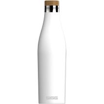 Sigg Meridian White Uso Quotidiano 500 Ml Bamboo, Acciaio Inossidabile Bianco
