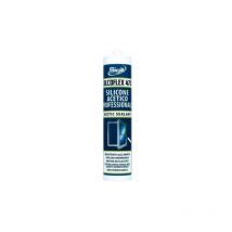 Silcoflex 470 cartuccia silicone acetico alluminio 280 ml professionale resistente alle muffe - Sigill