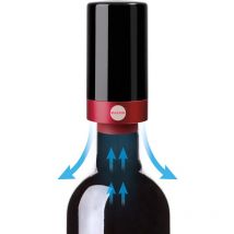 Macom Just Kitchen 953 Sigiller Wine Sottovuoto Automatico Per Bottiglie di vino, Nero e Rosso