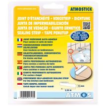 2415 Guarnizione Preforme 13 mm x 3, 35 m, Bianco - Atmos