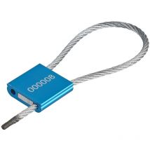 Sigilli in alluminio, 25 pezzi, grado h, numerati e colorati, cavo acciaio 3x200mm, Lockout Tagout loto Thirard Lockout Tagout loto Thirard