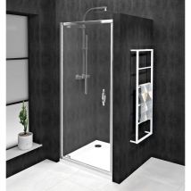 Gelco - sigma simply Porte de douche pivot 900 mm, verre clair
