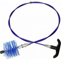 Kit pulizia per tubi di stufe a pellet e legna spazza camini canna fumaria 80 mm