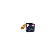 Bizline - etiquettes autocollantes homme foudroyé 100x100mm en boite de 20